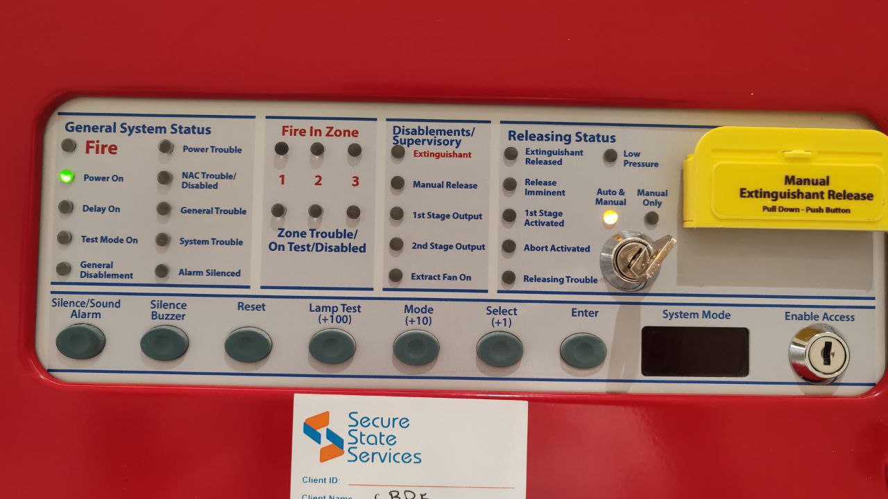 Fire panel testing and commissioning